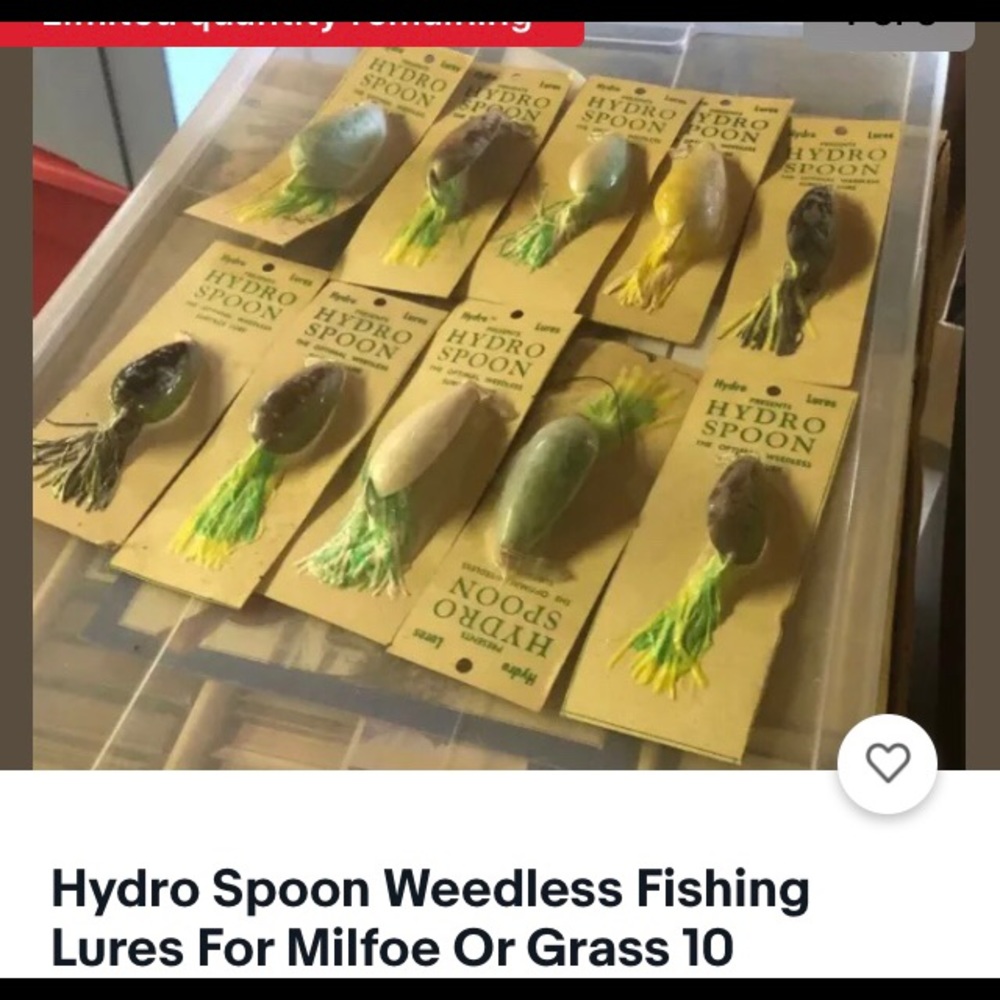 Hydro fishing lures top water sold in 10 pack